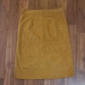 Joe Fresh Mustard Pencil Skirt
